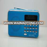 Digital portable usb am fm radio with speaker