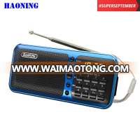 hot sell portable digital am fm radio speaker with usb tf