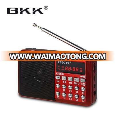 BKK FM radio USB Speaker  (KK66)