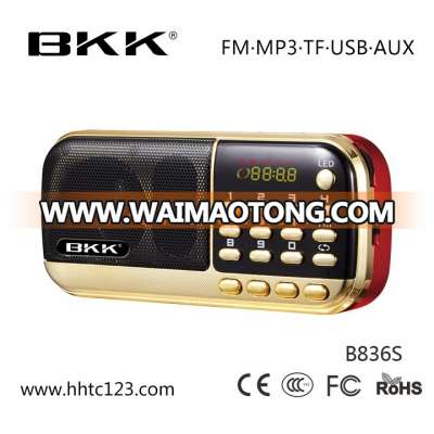 made in china B836S Music Player FM Speaker with USB Port(B836S)